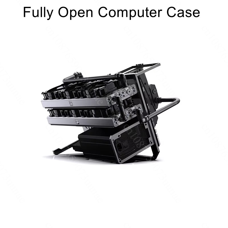 Aluminum Open Frame Test Bench Water Cooling - Chasis de refrigeración por agua de